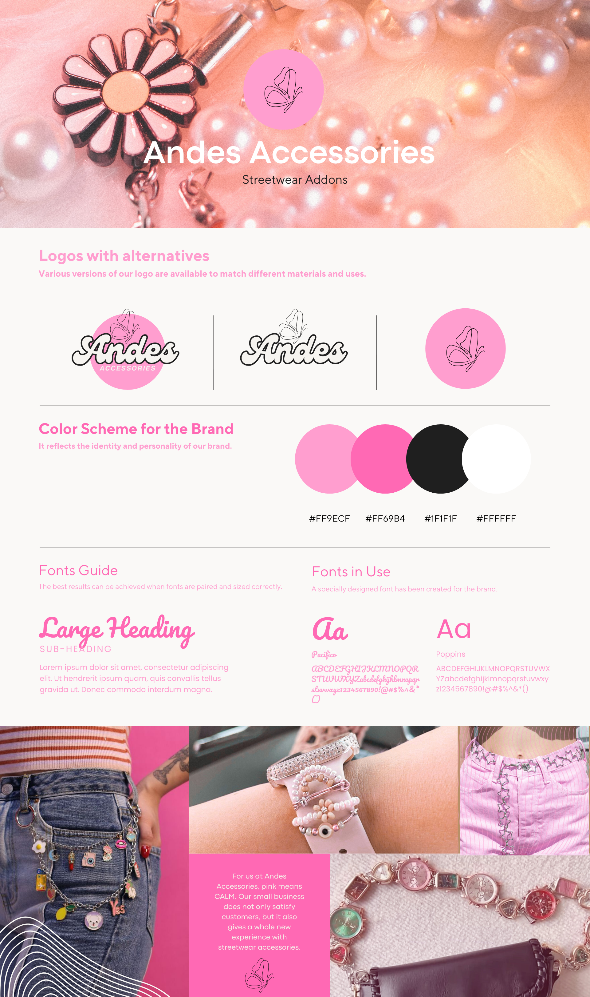 Andes Accessories Brand Board